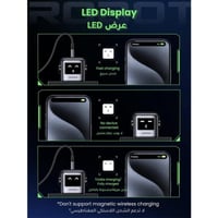 شاحن جداري يو جرين نيكسود GaN روبوت بمنفذين USB-C...