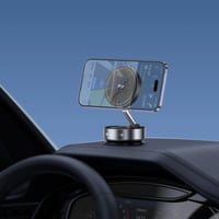 حامل مغناطيسي دريب للجوال قابل للدوران - اسود