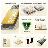 اوكيتيل - هاتف C61 Pro، بسعة 256 جيجا، الرام 8+16،...