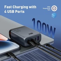 منصة شحن JODA فولتيكس بقوة 100 واط بثلاث منافذ تاي...