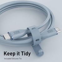 سلك JODA سيليكون تايب سي الى تايب سي بقوة 60 واط ب...