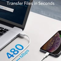 سلك شاحن انكر باورلاين الاصدار الثاني من USB الى ا...