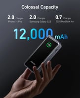 بطارية انكر برايم بسعة 12000 ملي امبير بقوة 130 وا...