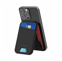 موماكس - محفظة للبطايق بحامل مغناطيسي - اسود