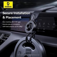 حامل جوال ماج سيف بيسوس c02 للسيارة - اسود