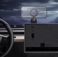 حامل جوال ماج سيف بيسوس c02 للسيارة - اسود