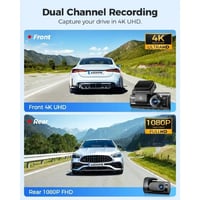 ازدوم _ داش كام M550 PRO تسجيل أمامي 4K وخلفي 1080...