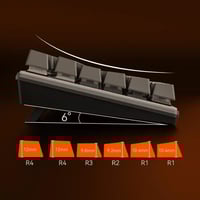 ميشن – لوحة مفاتيح ميكانيكية للألعاب إضاءة RGB هوت...