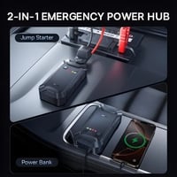 بيسوس - بطارية تشغيل سيارة وباور بانك للطوارئ 1200...