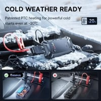 بيسوس - بطارية تشغيل سيارة وباور بانك للطوارئ 1200...