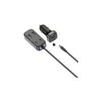 بيسوس - شاحن سيارة 3 منافذ يو اس بي 3 منافذ تايب س...