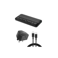 راف باور - بكج بطارية بقوة 20 واط بسعة 10000 ملي ا...