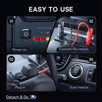 بيسوس - بطارية تشغيل سيارة وباور بانك للطوارئ 1200...