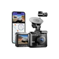 أزدوم - كاميرا داش كام تسجيل 4K ثنائية القنوات مع...