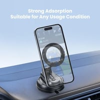 ستاند دريب مغناطيسي للجوال قابل للطي وللدوران 360...