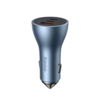 بيسوس - شاحن سيارة بمنفذين تايب سي و منفذ يو اس بي...