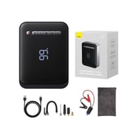 بيسوس - باور بانك و مشغل سيارة ومنفاخ 3 في 1 - اسو...