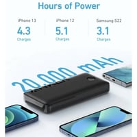 انكر - بطارية باوركور بمنفذين USB-A ومنفذ تايب سي...