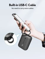 بطارية راف باور بقوة 20 واط بسعة 10000 ملي امبير م...