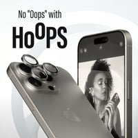 حماية كاميرا بانزر جلاس حلقات منفصلة ايفون 15 برو...