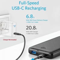 انكر - بطارية متنقلة 20000 ملي امبير بمنفذ PD - اس...