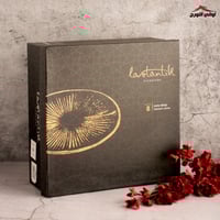 طقم صحون سيراميك للحلا أسود