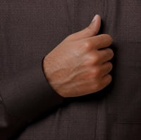 قماش شتوي رجالي فخم بوليستر فيسكوز مقلم صيني 06-25