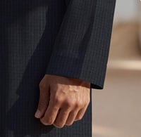 قماش مقلم رجالي بوليستر فيسكوز صيني -8-25