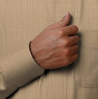 قماش رجالي فخم بوليستر فيسكوز مقلم صيني-13-25