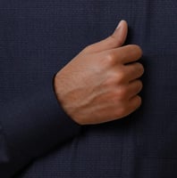 قماش شتوي رجالي فخم بوليستر فيسكوز مقلم صيني 06-25