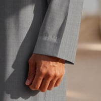 قماش رجالي فخم بوليستر فيسكوز مقلم صيني-13-25