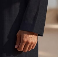 قماش رجالي فخم بوليستر فيسكوز مقلم صيني-13-25