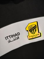 هودي نادي الاتحاد الأبيض والأسود بتصميم فاخر