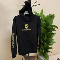 هودي شتوي بشعار نادي الاتحاد بألوان متعددة