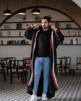 فروه رجاليه شتويه سدو مع تطريز مميز -ازياء شتويه-م...