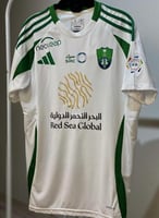 تيشيرت نادي الاهلي السعودي الاساسي 2024/2025 لون ا...