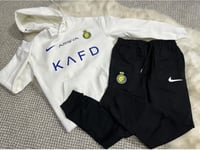 طقم النصر الابيض مع سروال طويل 2024_2025-متجر لحظة...