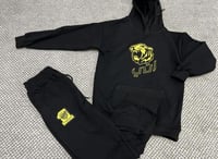 طقم الاتحاد شتوي بنطلون طويل أسود