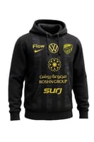 بلوفر شتوي نادي الاتحاد 2026 باللون الأسود