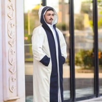 فروة شتوية رجالية دبل فيس كحلي وسكري