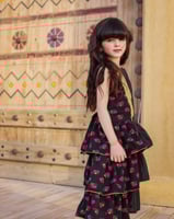 فساتين شالكي للاطفال انيق