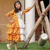 فستان شالكي للأطفال - متجر جوهرة روفا