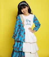 فستان شالكي رمضاني مطرز