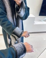 فروة طبي مبطنة فرو فاخر – لون أسود