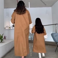 فروه نسائيه لون بني بتصميم عصري مناسبه للكبار والص...