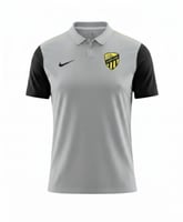 تيشيرت بولو نادي الاتحاد الرمادي 2026 بتفاصيل سودا...