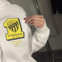 هودي نادي الاتحاد الجديد ابيض اسود