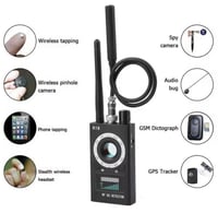 كشف اجهزة التتبع، الكاميرات والتنصت