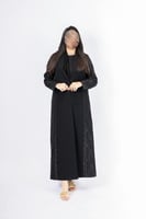 بليزر ايلينا قماش كريب رموش تدخيلات دانتيل اسود