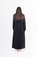 بليزر ايلينا قماش كريب رموش تدخيلات دانتيل اسود